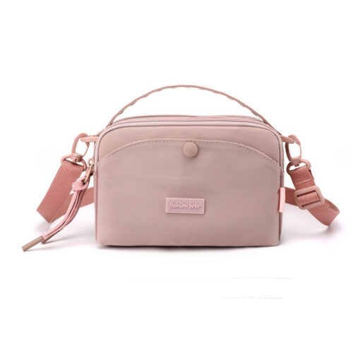 2024 New Women's Cloth Bag Simple Fashion Casual Hand Carry One Shoulder Crossbody Bag Middle-aged and Elderly Mom Bag Wholesale