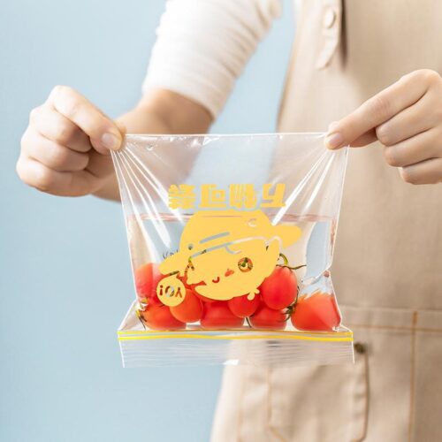 Household Food Grade Sealed Bags, Fresh-keeping Bags, Ziplock Bags, Plastic Sealing, Thickened Refrigeration Special Refrigerator Storage Bags, Wholesale - Image 5