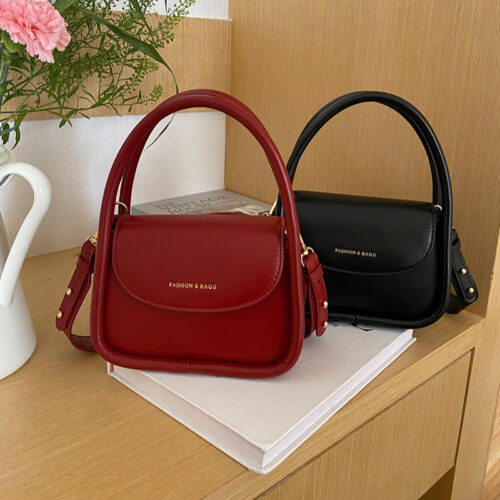 Versatile ins crossbody bag bag women's 2025 new fashion niche armpit bag handheld wedding bag red bag tide - Image 2