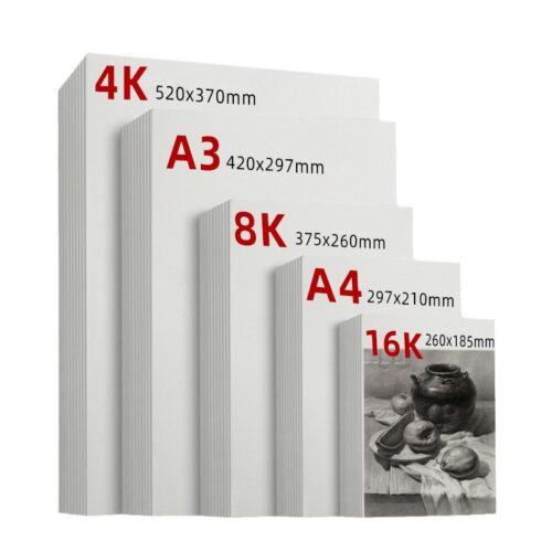 Wholesale 8K Sketch Paper 4K Sketch A3 Art Student Painting Children's Pencil Paper A4 Gouache Paper Watercolor Paper Art Candidates - Image 5