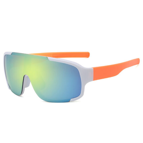 Road Bike Riding White Mercury Sunglasses Fashion Mountaineering Running Onepiece Sunglasses UV Protection for Men and Women - Image 5