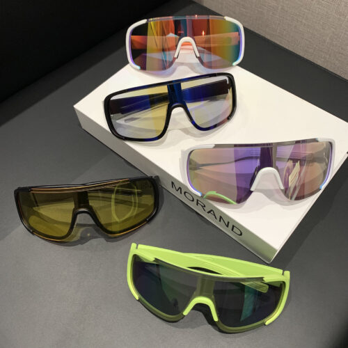 Road Bike Riding White Mercury Sunglasses Fashion Mountaineering Running Onepiece Sunglasses UV Protection for Men and Women - Image 3