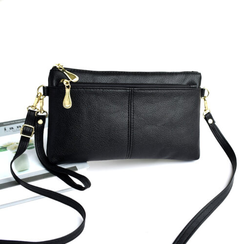 Temperament crossbody bag, women's bag, simple zipper, small square bag, fashion clutch, middle-aged and elderly small bag, shoulder bag - Image 4