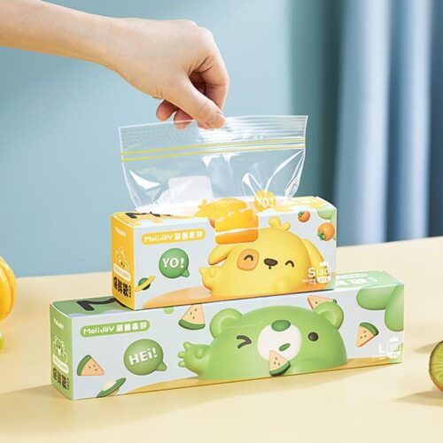 Household Food Grade Sealed Bags, Fresh-keeping Bags, Ziplock Bags, Plastic Sealing, Thickened Refrigeration Special Refrigerator Storage Bags, Wholesale