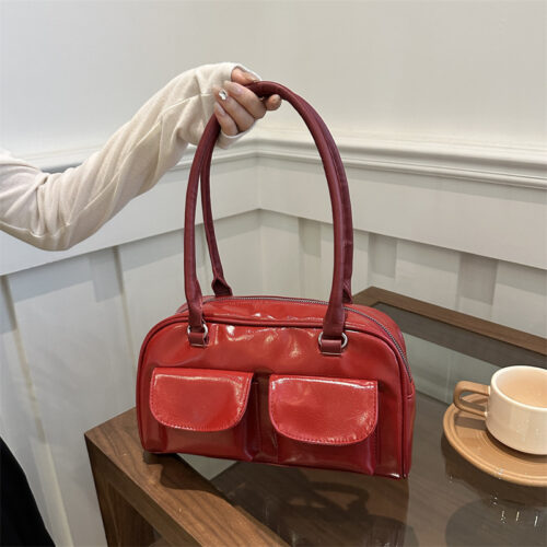 This year's trendy women's autumn aesthetic handbag small square bag popular bag 2024 new Korean version fashion shoulder bag - Image 4